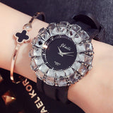 Fashion Women's Watch BlingBling Crystal Quartz Watches Women Silicone Band  Casual Ladies Wristwatches Relogio Feminino