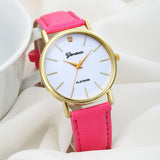 Vico 2018 Hot Selling Fashion Women Watch Design Dial PU Leather Band Analog Quartz Wrist Watch